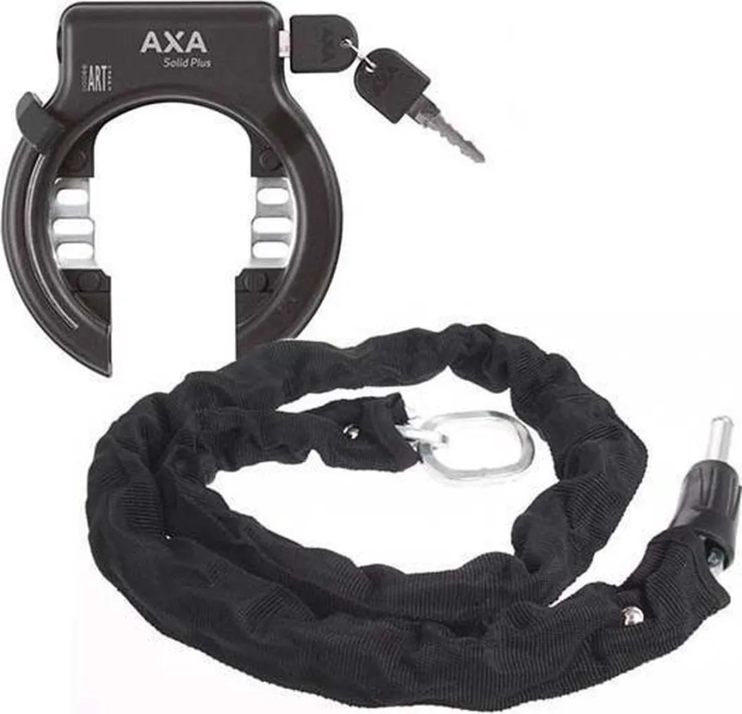 AXA Solid Plus Ringslot RLC100 - 100cm 5,5mm - Zwart