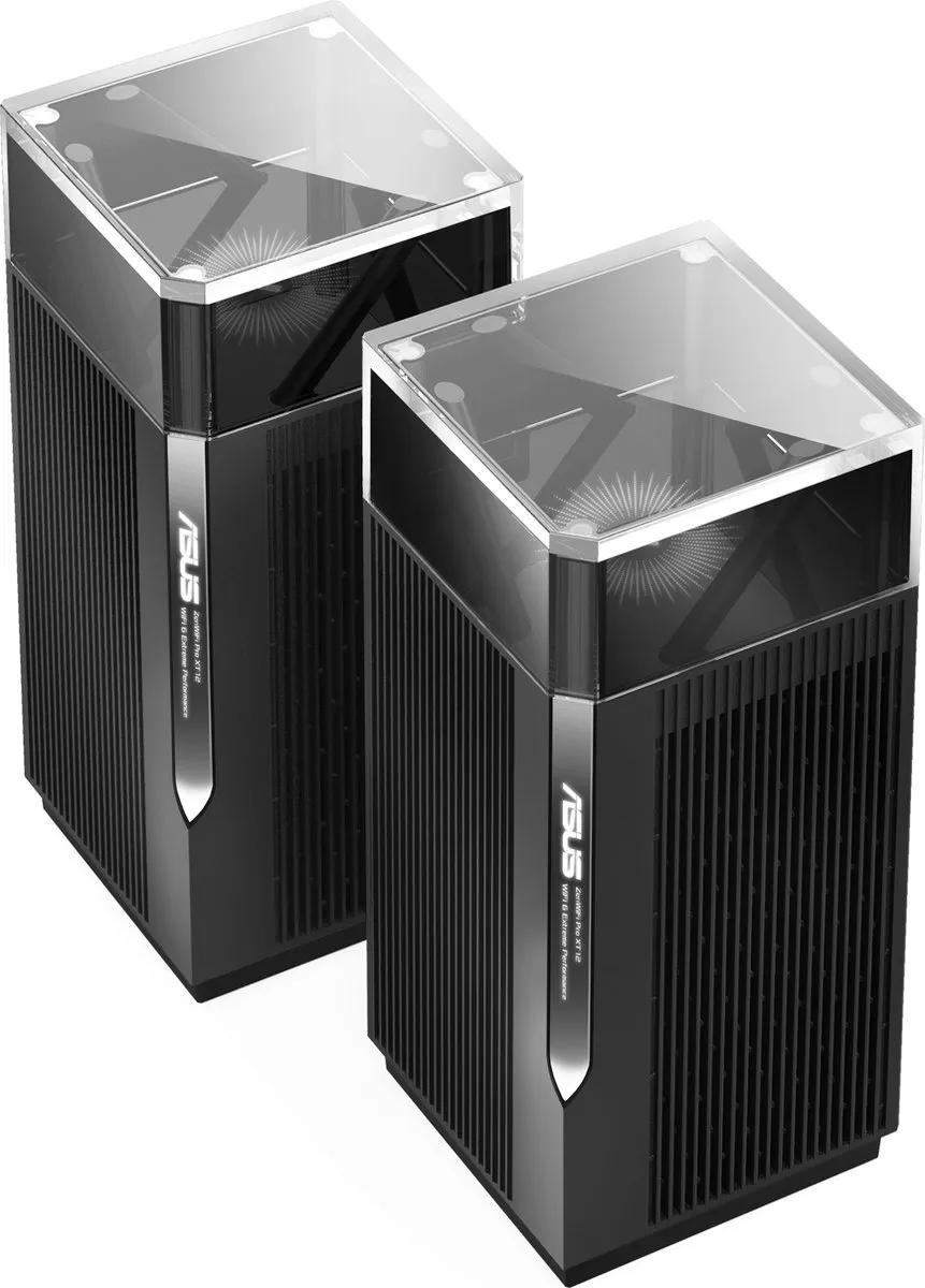 ASUS ZenWiFi Pro XT12 - Mesh WiFi - WiFi Versterker - WiFi 6 - 2-Pack
