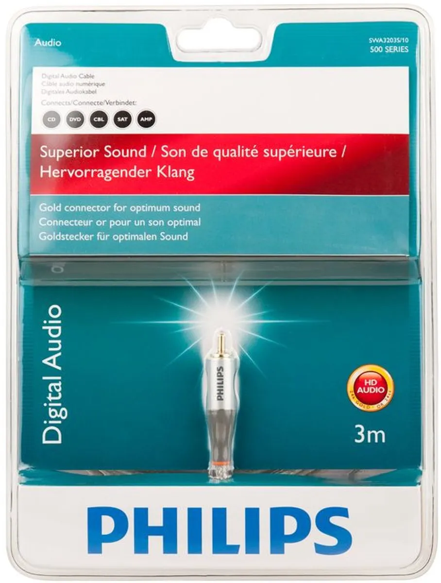 Philips SWA3203S/10 Kabel-Coax Digitaal 3MP - Grijs