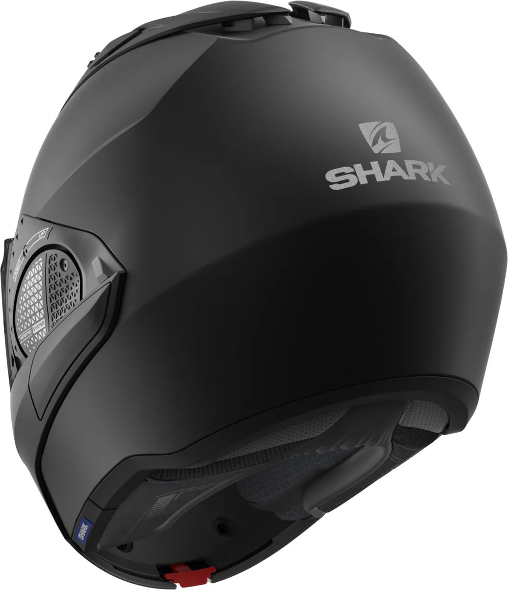 Shark EVO GT Blank Motorhelm - XL - Mat Zwart - afbeelding 6 van 6