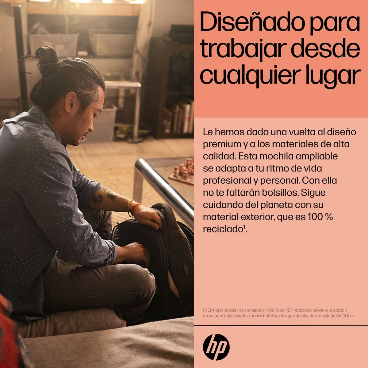 HP Renew Executive 16 inch Laptoprugzak - 16" - Zwart