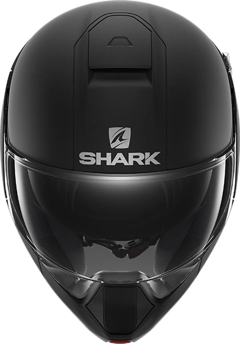 Shark EVOJET BLANK Motorhelm - Mat Zwart - Maat XS
