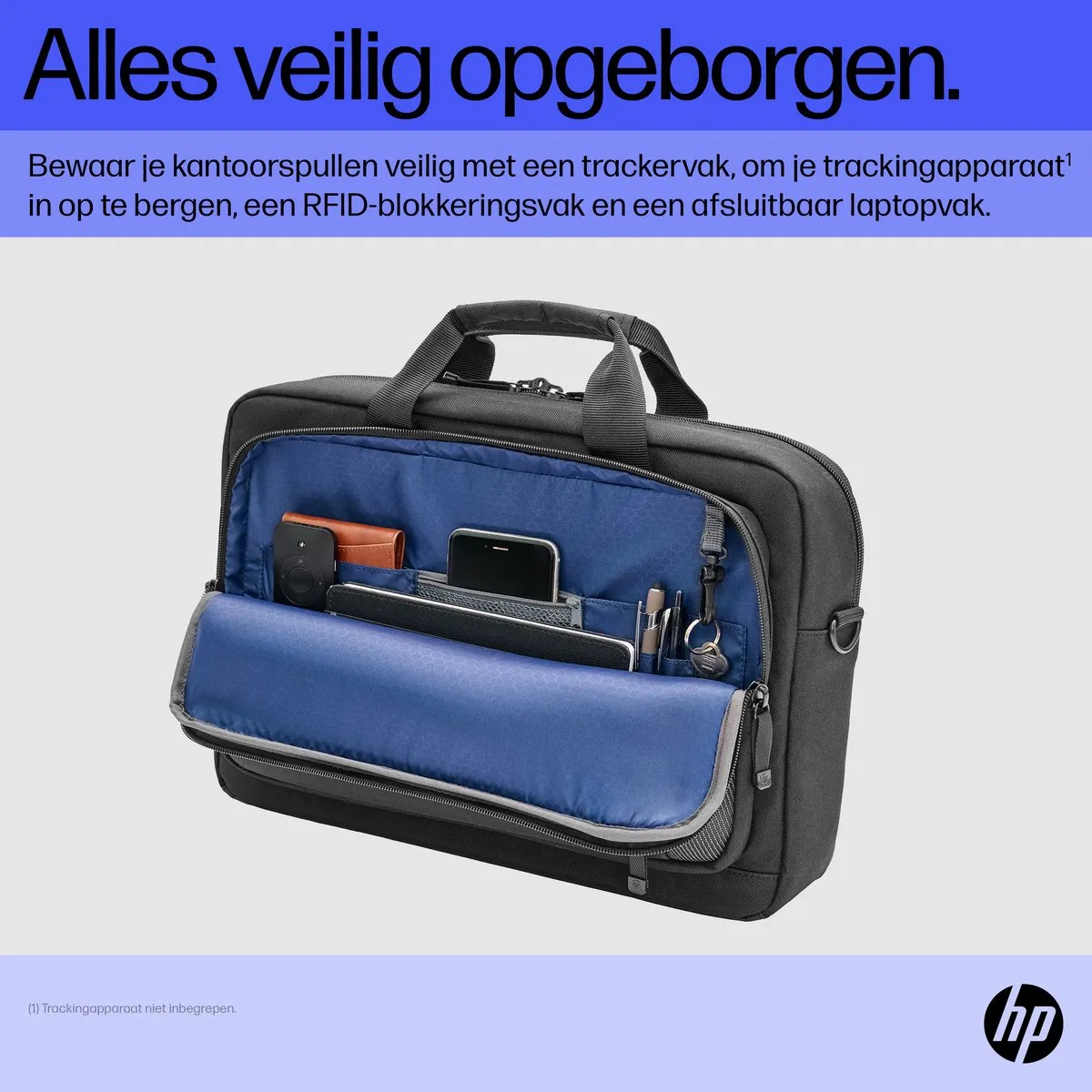 HP Renew Executive Laptoptas 16" - Zwart