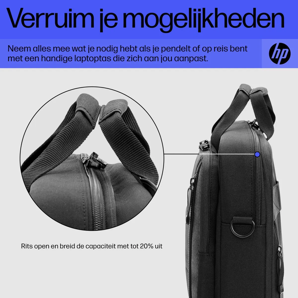 HP Renew Executive Laptoptas 16" - Zwart