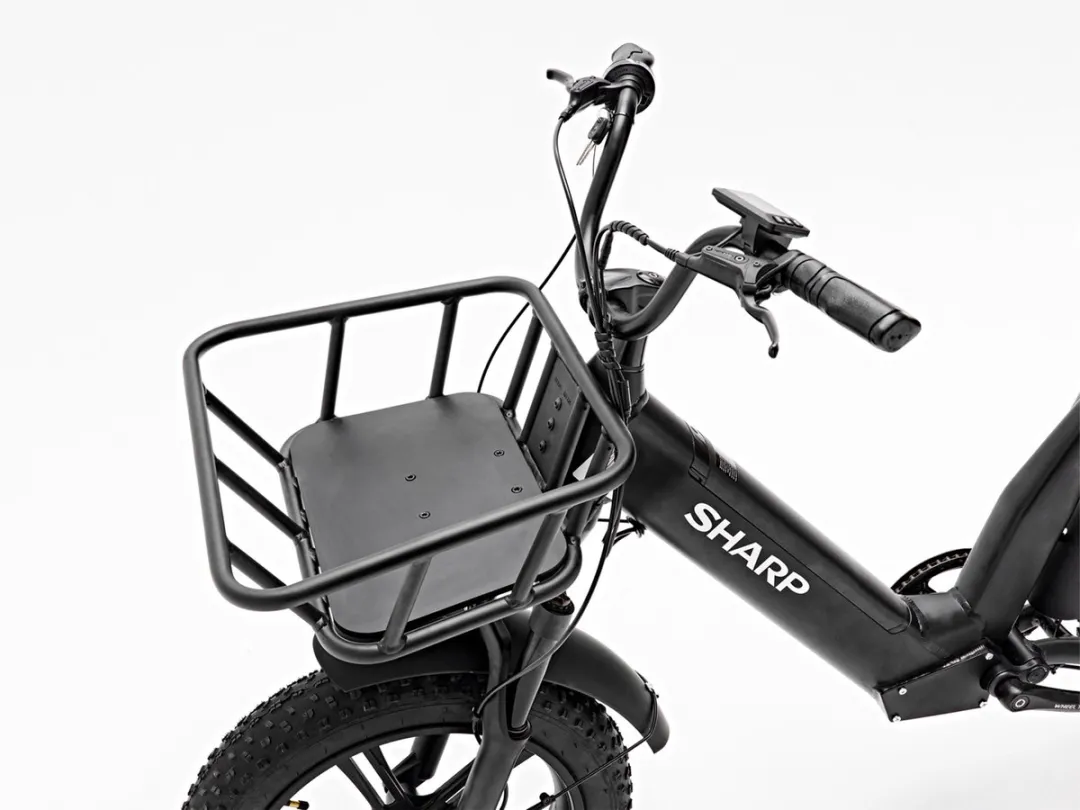 Sharp Lipari Elektrische Fatbike 20" - 375Wh - 250W - Zwart