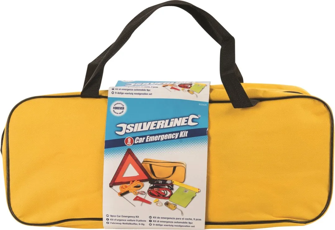Silverline Voertuig Noodset 10-delig - Multicolor