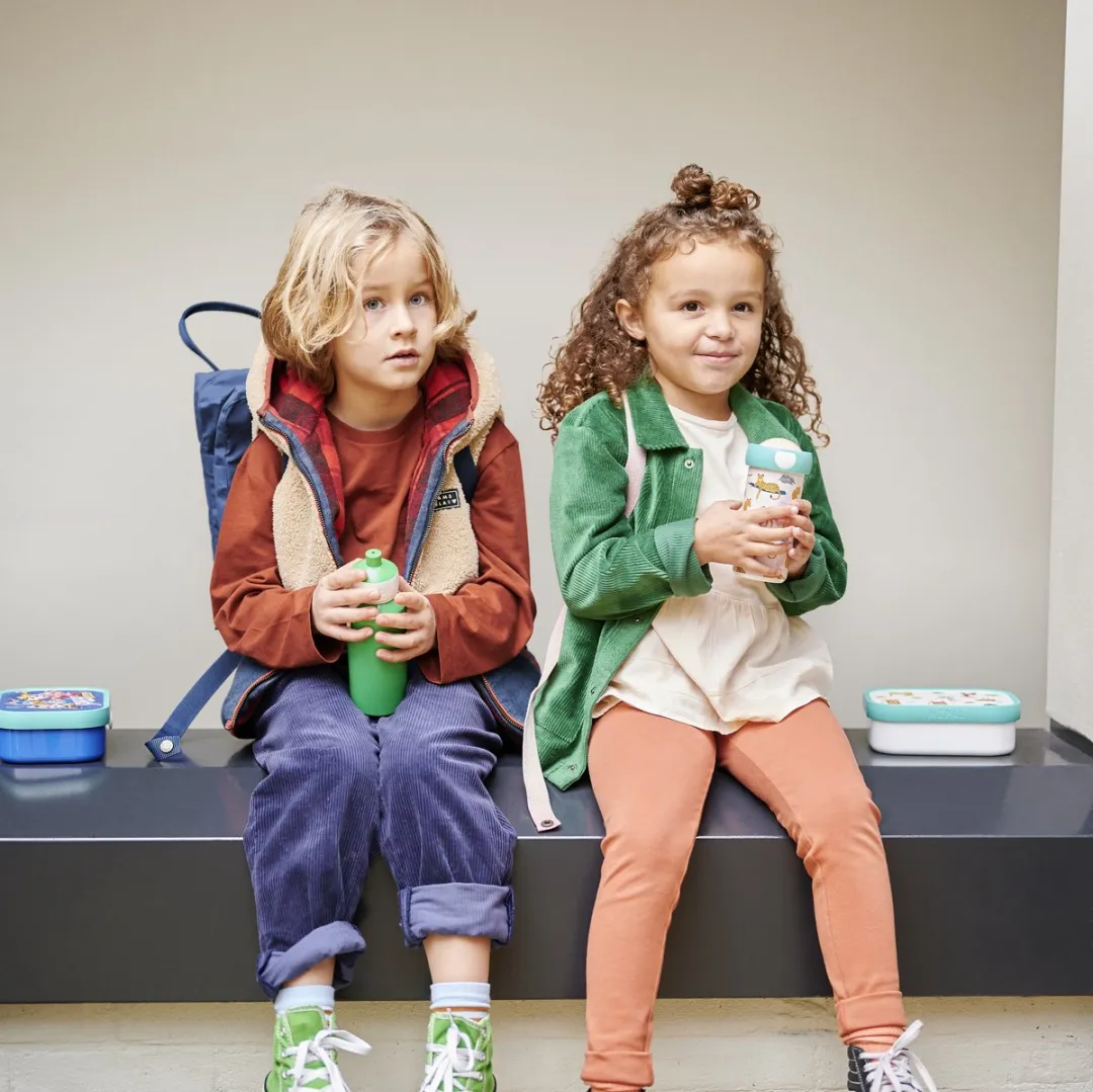 Mepal Pop-up drinkfles Campus - 400 ml - Sluit goed af - Drinkbeker voor kinderen - Princess Power