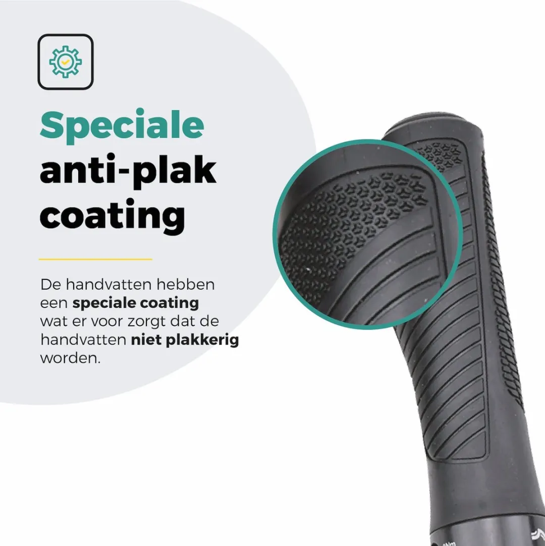 Voltano Ergonomische Fiets Handvatten 132mm - Zwart