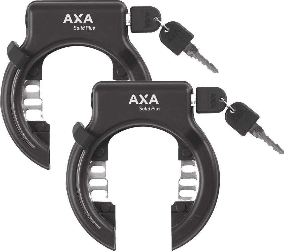 AXA Solid Plus ART2 Ringslot - 2 Stuks - Zwart
