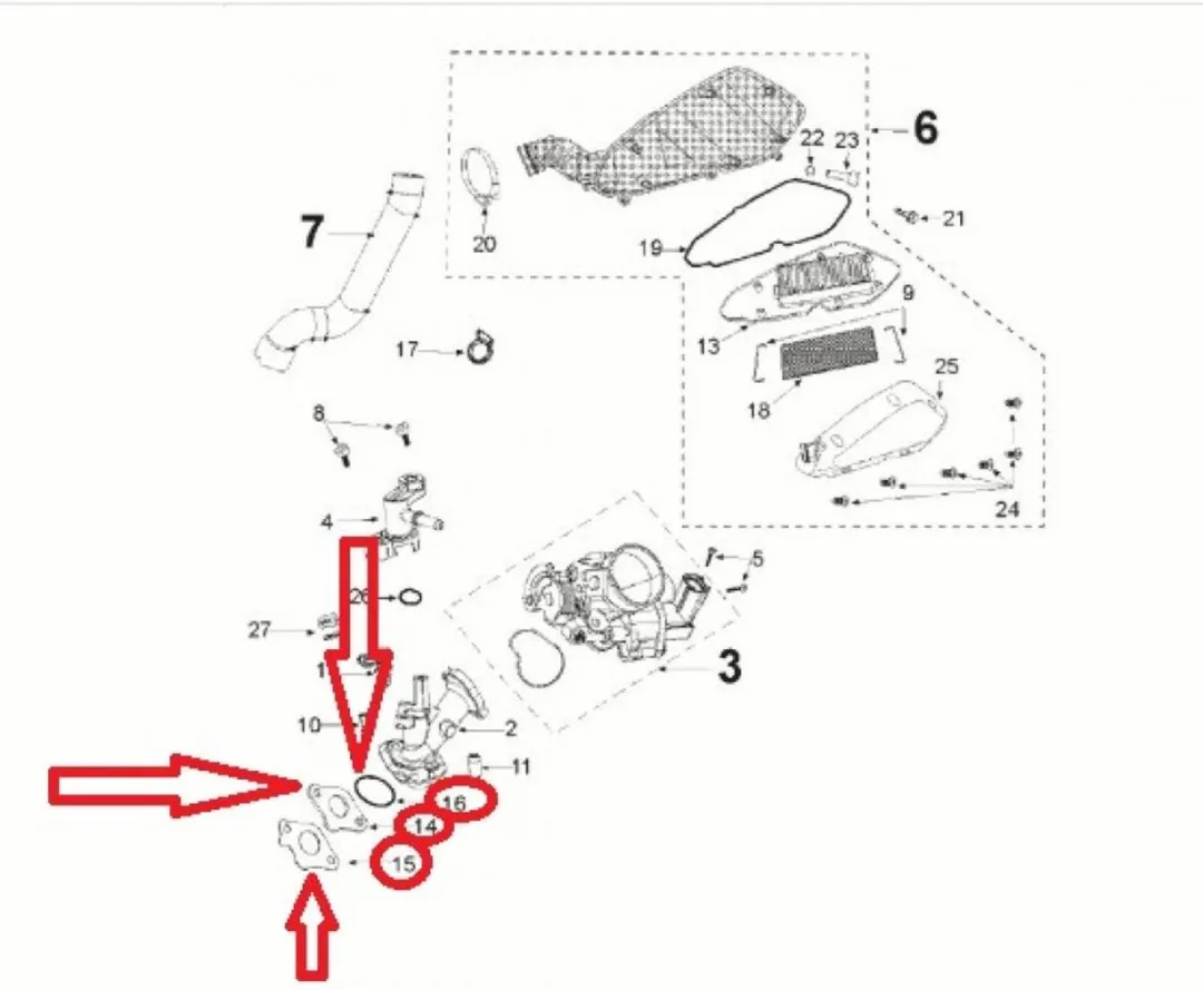 Peugeot 50 Streetzone Thermische Kit 807711