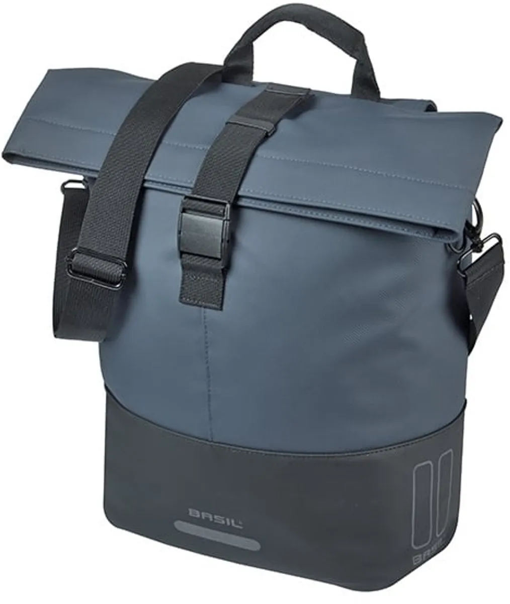 Basil Cove Enkele Fietstas 16L - Blauw/Zwart