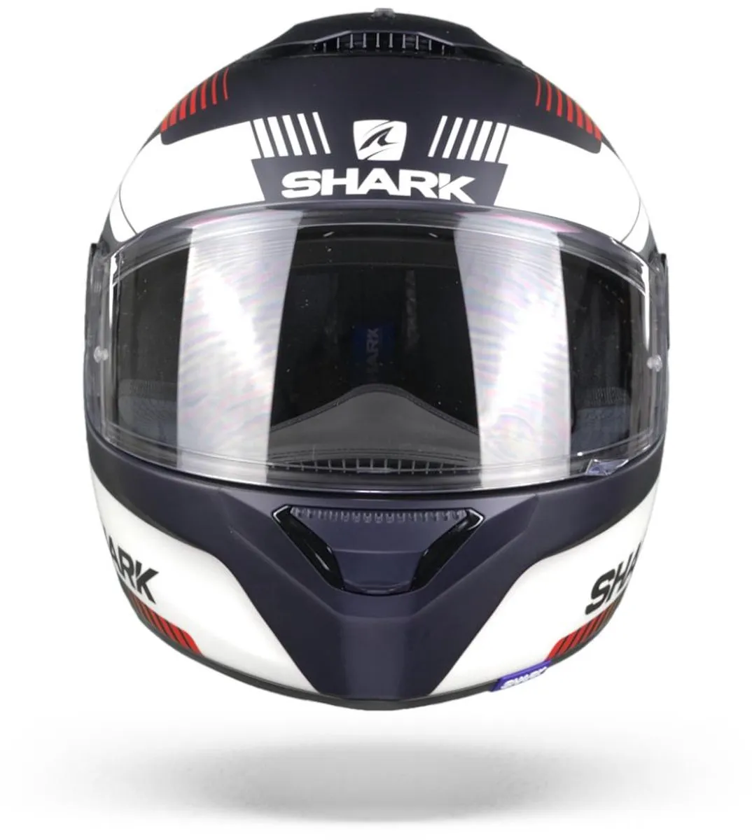 Shark Spartan 1.2 Strad Motorhelm - XXL - Mat Blauw/Wit/Rood