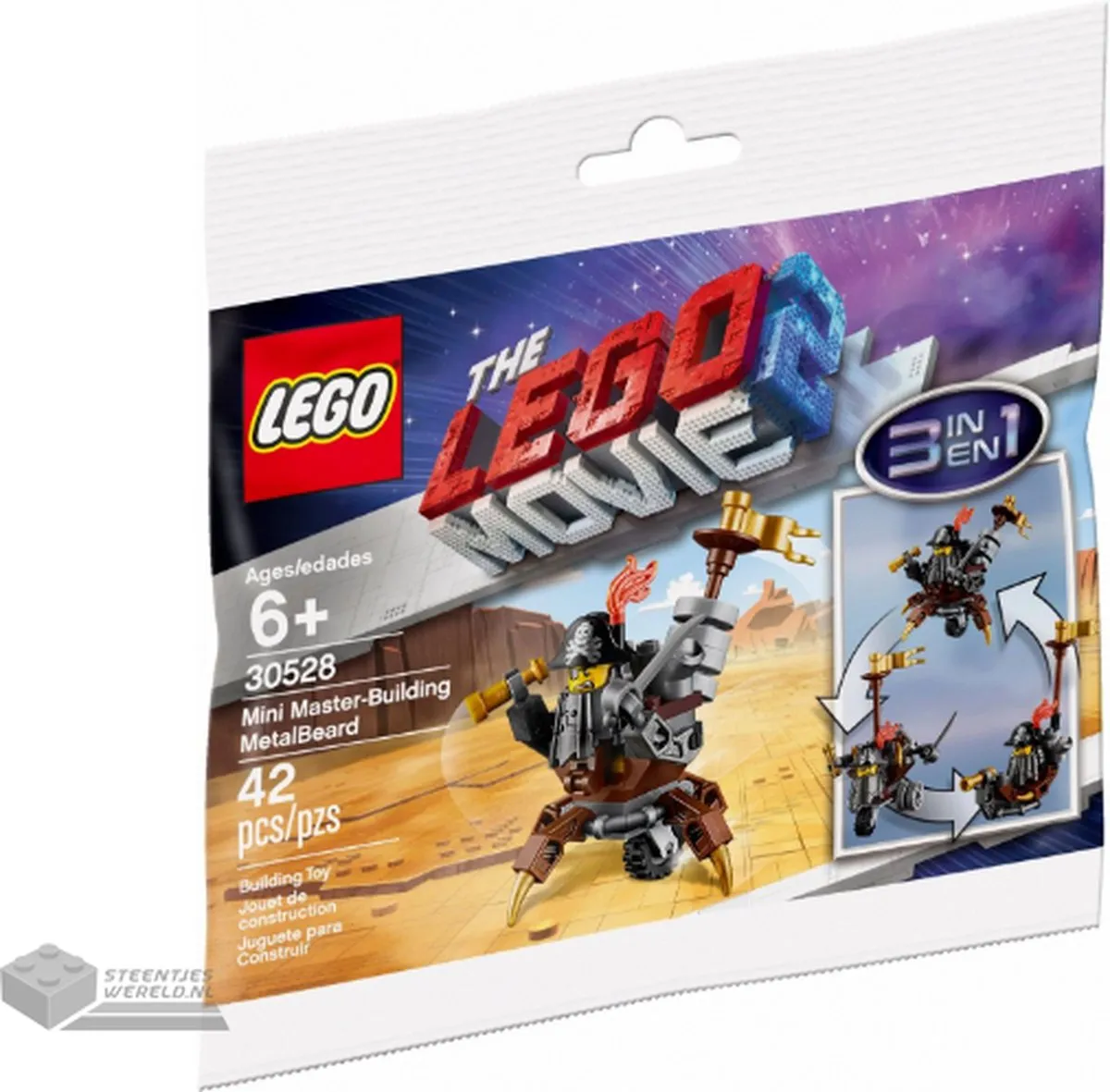 LEGO 30528 Mini Master-Building MetalBeard - 38 Stukken