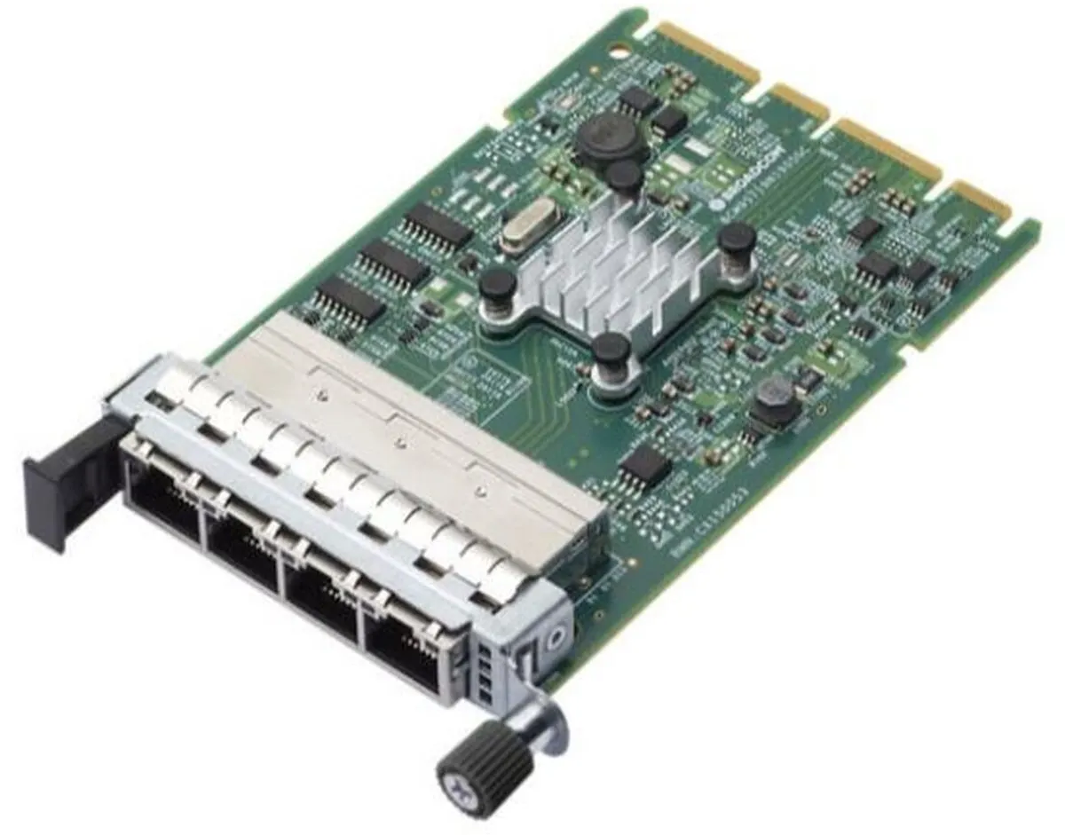 Lenovo ThinkSystem Broadcom 5719 Ethernet Adapter 4-Port - Groen