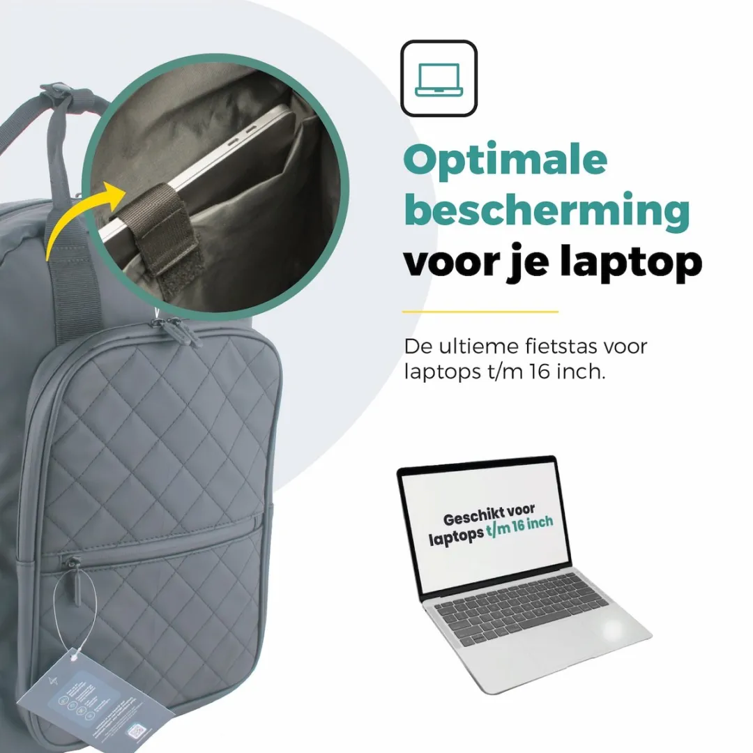 Voltano Daily Enkele Fietstas Rugzak 22L - Zwart