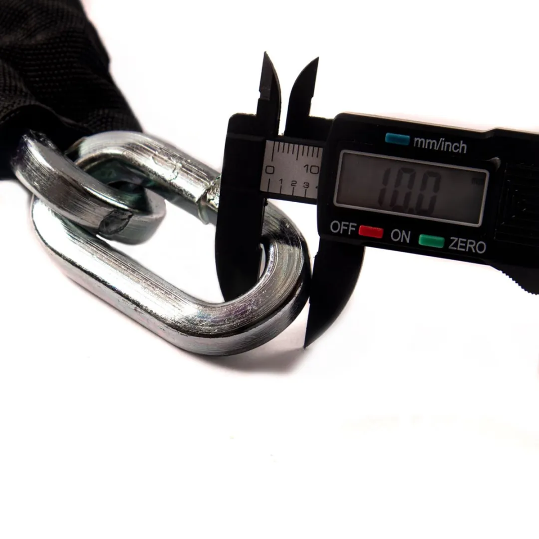 VINZ Nuptse Kettingslot / Motorslot / Scooterslot / Beugelslot / Schijfremslot / Slot van Gehard Staal - 150cm