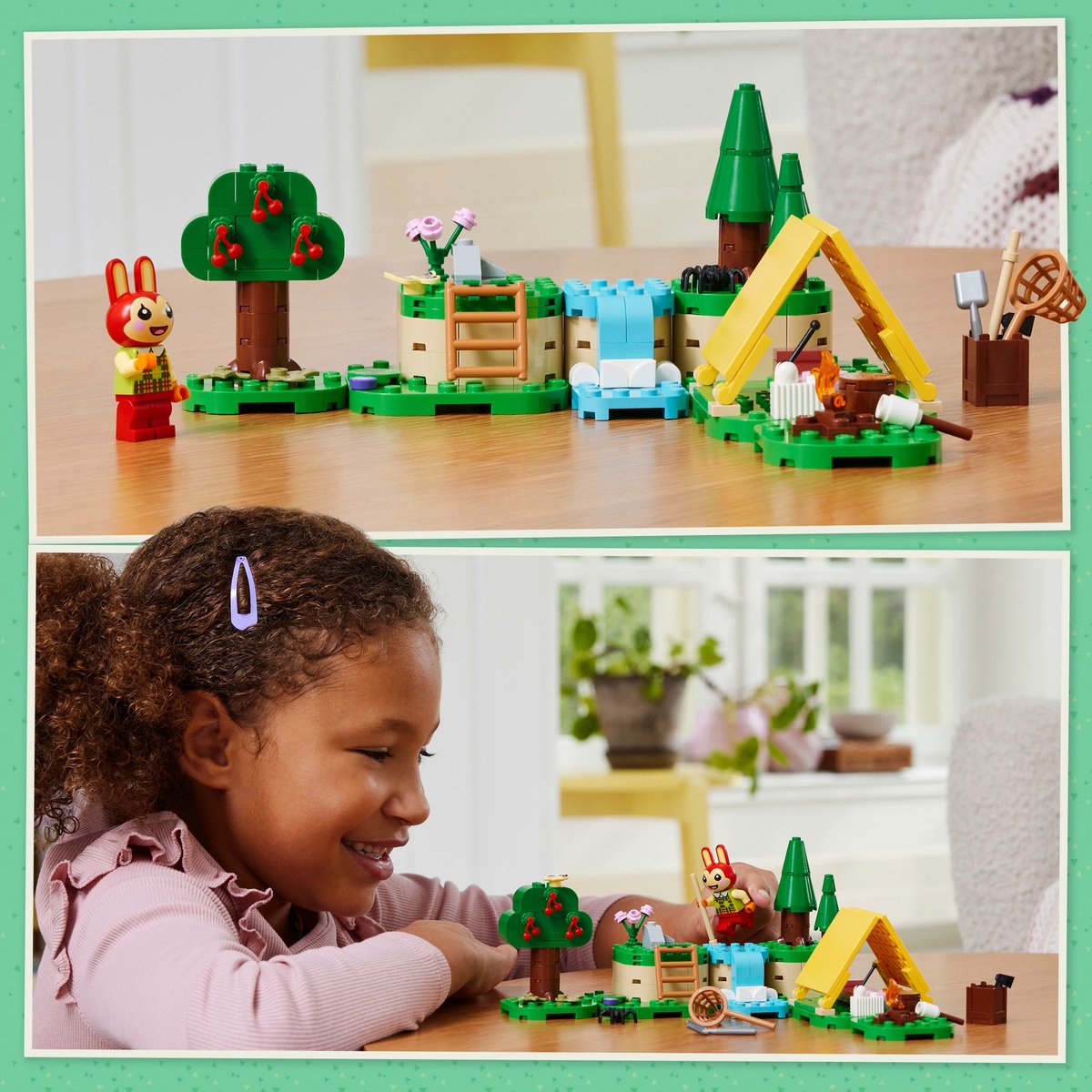 LEGO Animal Crossing Kamperen met Bunnie - 77047