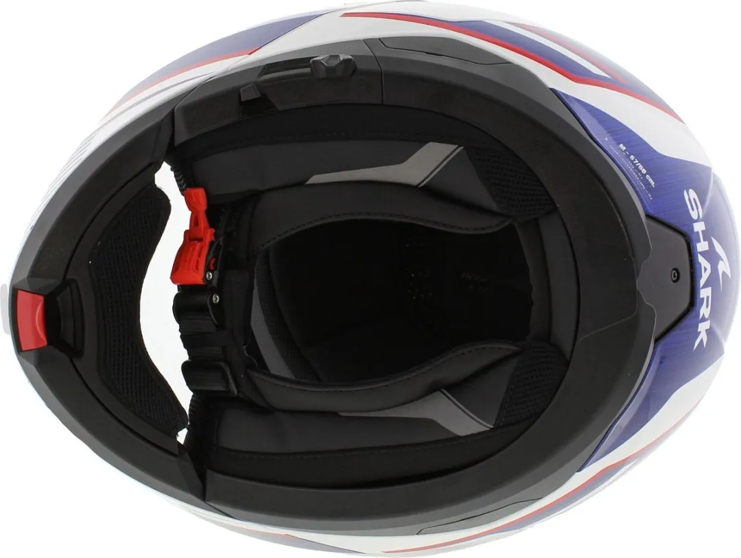 Shark Oxo Sikter Helm - Maat S - Wit/Chrome/Blauw