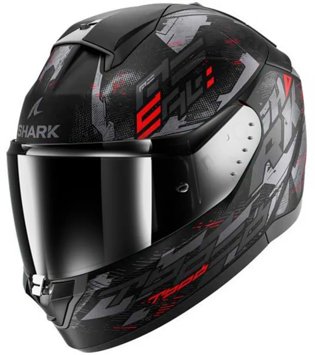 Shark Ridill 2 Molokai Mat Black Anthracite Red Integraal Helm - Maat L
