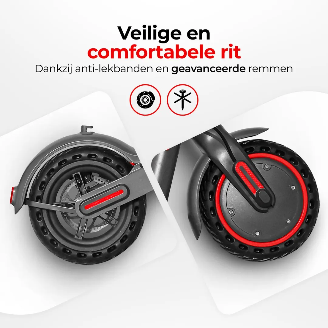 Stay-on Tuya Elektrische Step - 350W - 25km/u - 30km Bereik - Tuya Kleur