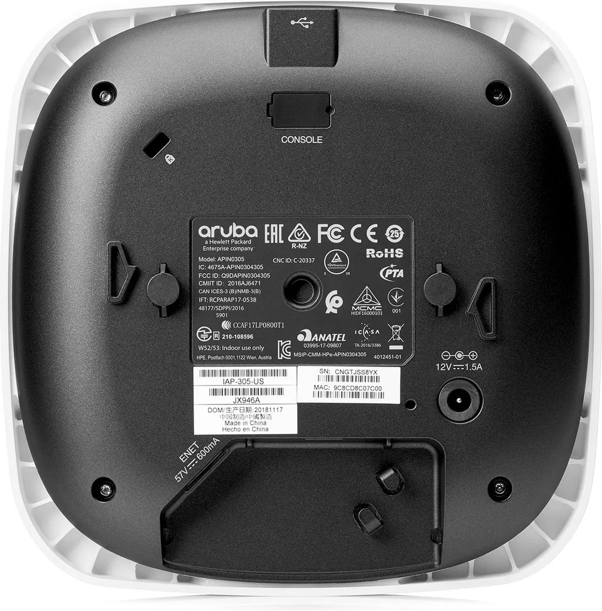 HP R0M46A UTP Category 6 Netwerkkabel - Zwart