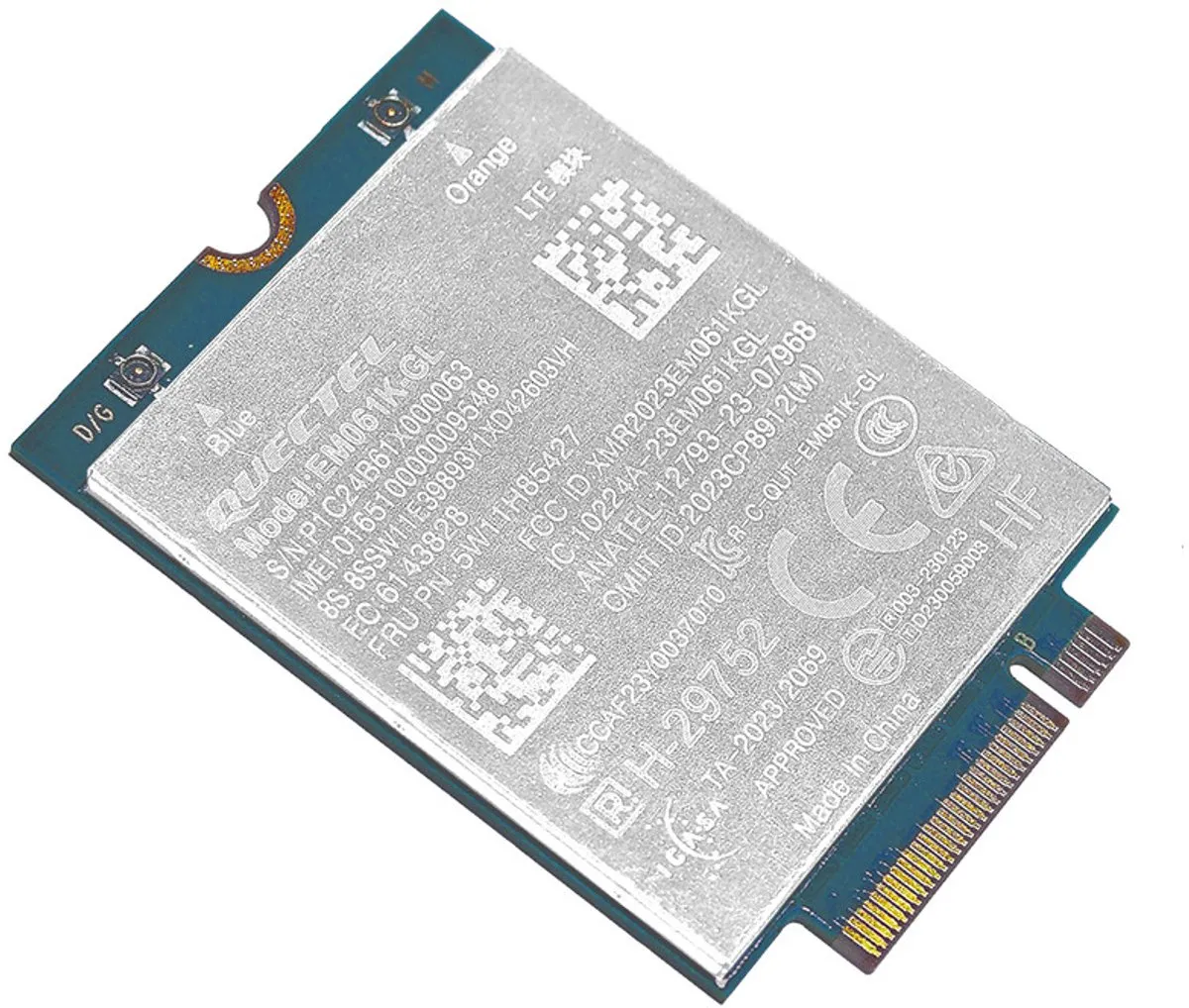 Lenovo 4XC1Q24438 Netwerkkaart WWAN - 4 Poorten