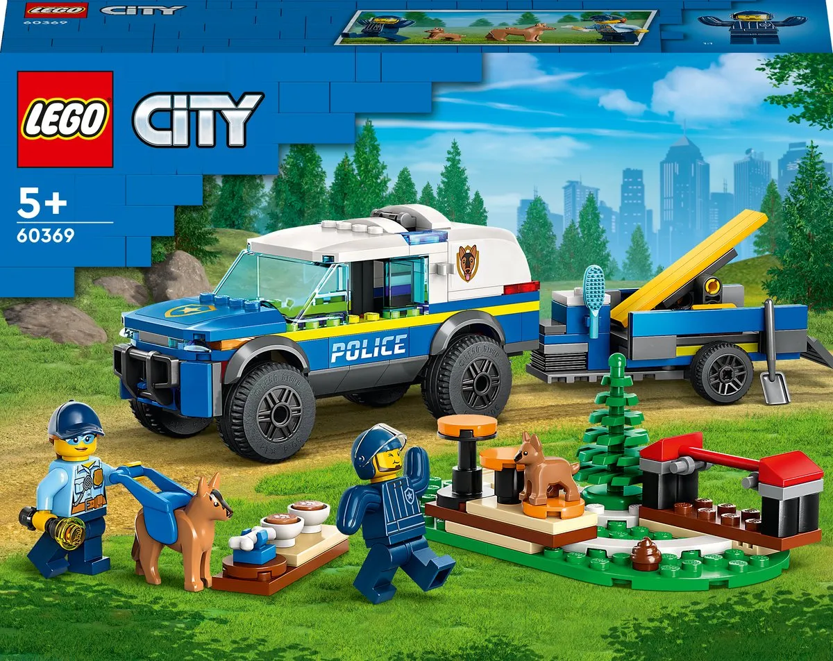 LEGO City Mobiele Training Politiehonden Set 60369