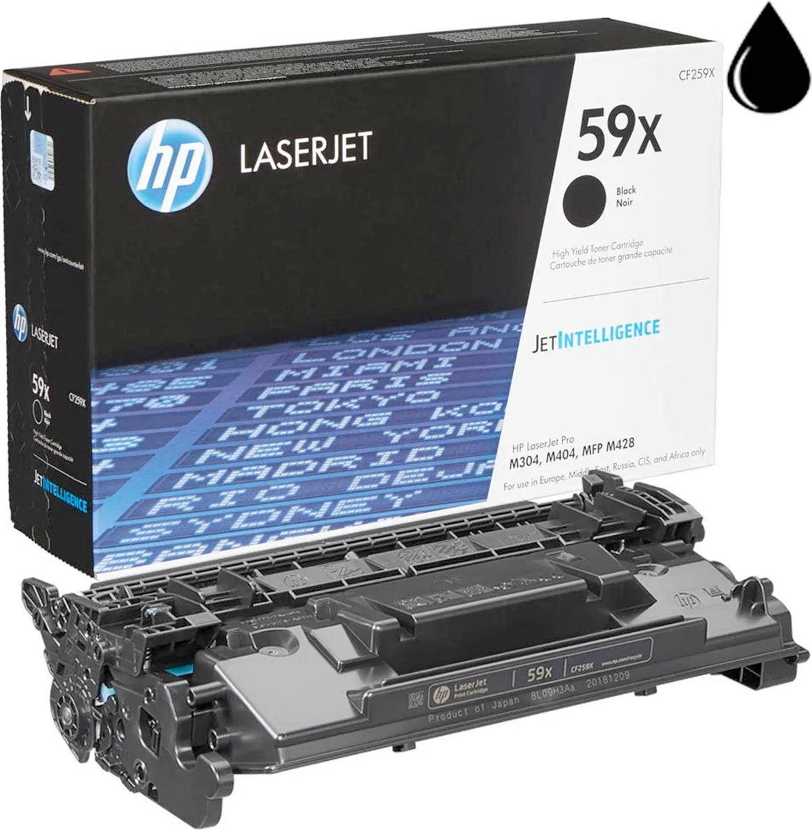 HP 59X CF259X Tonercartridge