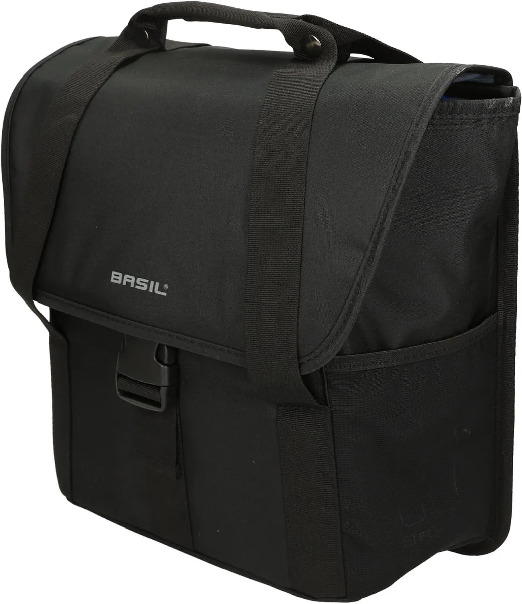 Basil GO Dubbele Fietstas 16L - Zwart