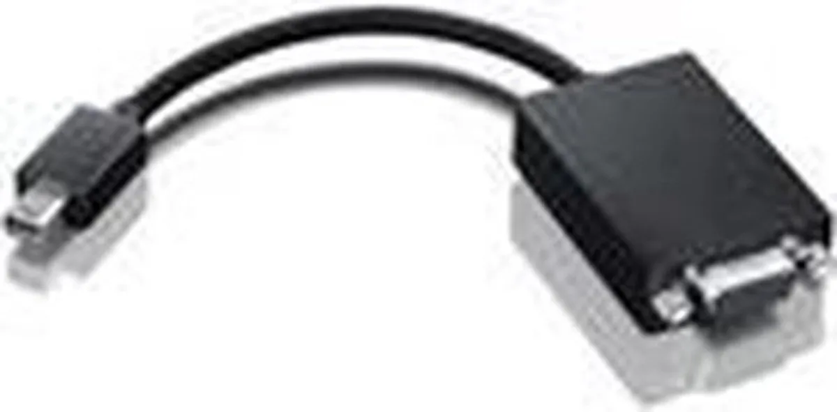 Lenovo Mini DisplayPort naar VGA Adapter 0A36536 - Zwart