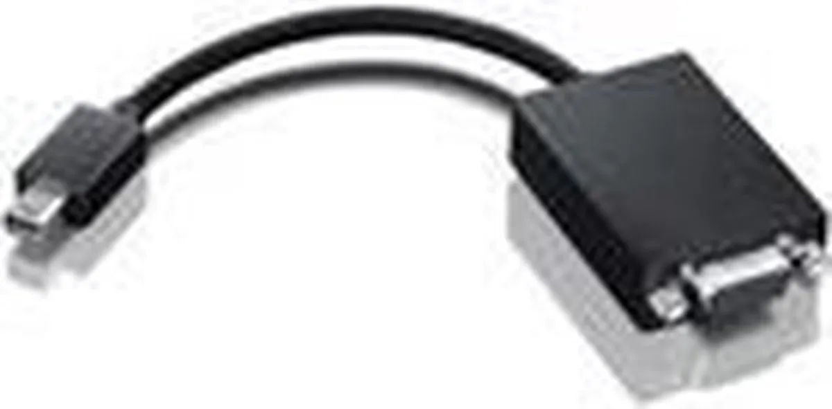 Lenovo Mini DisplayPort naar VGA Adapter 0A36536 - Zwart
