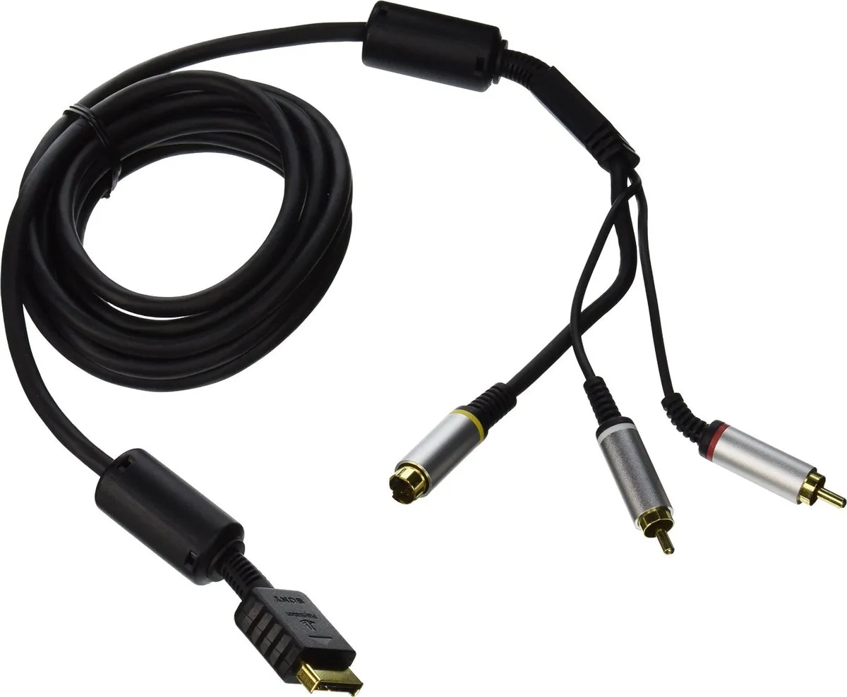 Sony PlayStation S-Video Kabel PS3 - Zwart