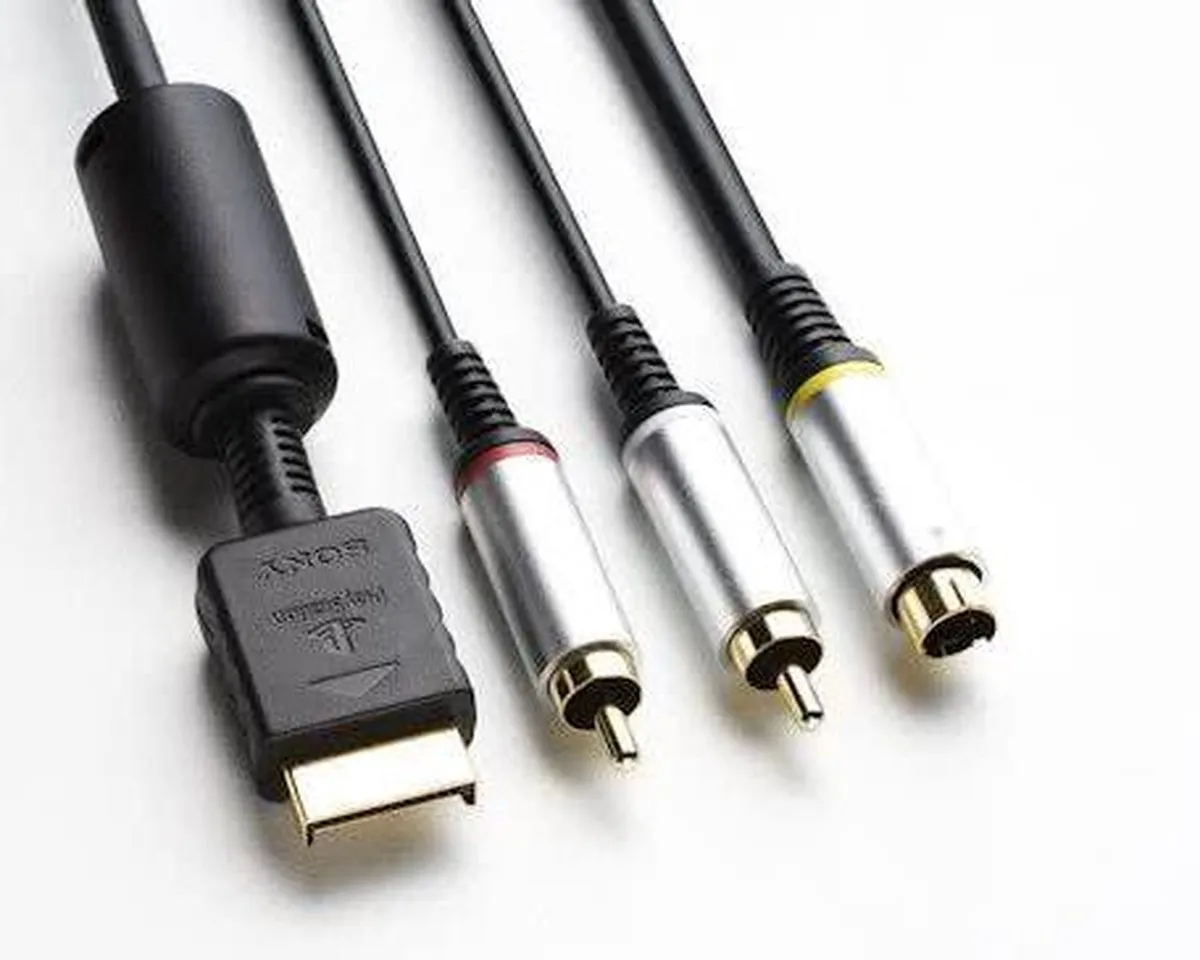 Sony PlayStation S-Video Kabel PS3 - Zwart