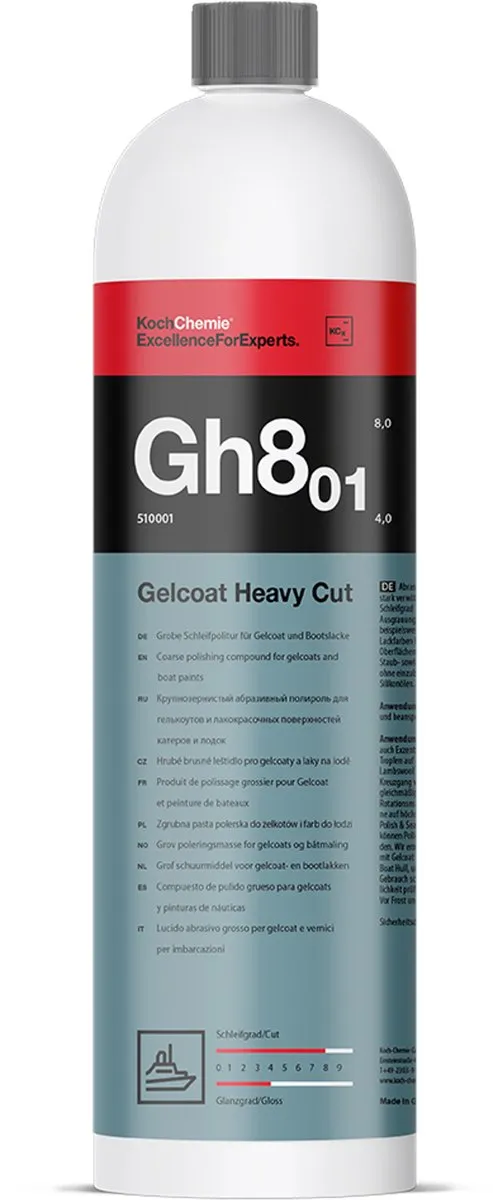 Koch Chemie Gelcoat Heavy Cut 1L Polijstpasta