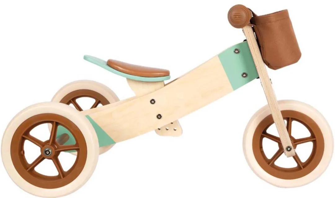Small Foot Houten Driewieler Trike - 10 Inch - Karamel Bruin