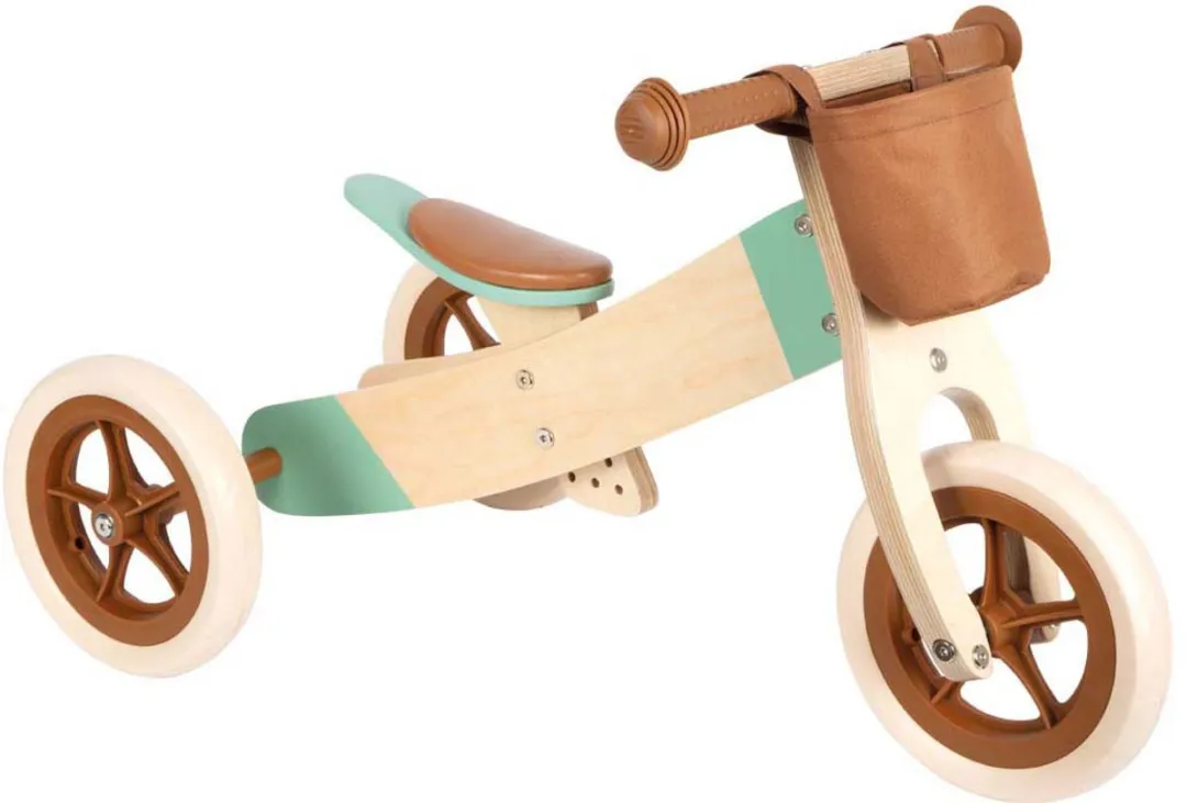 Small Foot Houten Driewieler Trike - 10 Inch - Karamel Bruin