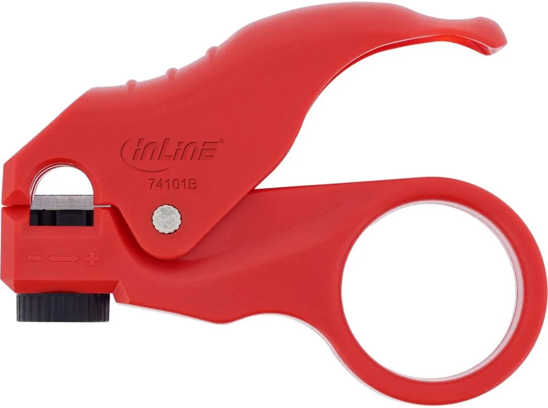 InLine Afstriphulp Patchkabels 4,0-8,5mm - Rood