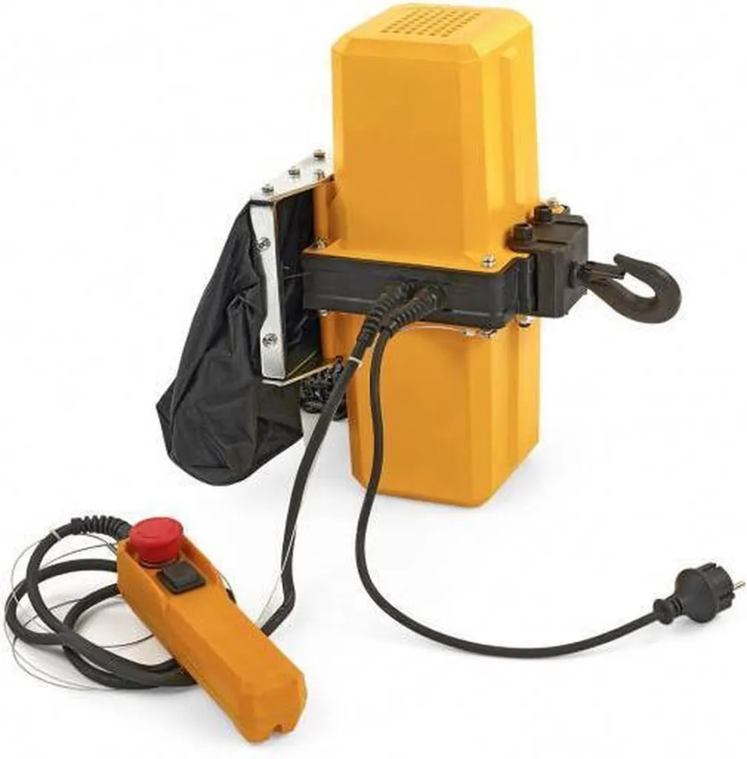 HBM 300 Kg PROFI Elektrische Kettingtakel - Geel