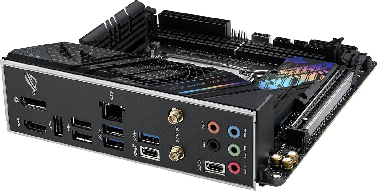 ASUS ROG Strix B760-I Gaming Wifi Mini-ITX Moederbord - LGA1700 - afbeelding 6 van 6