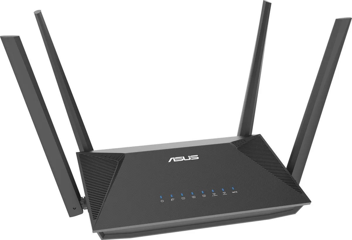 ASUS RT-AX52 Pro Router WiFi 6 - 1800 Mbps - Zwart