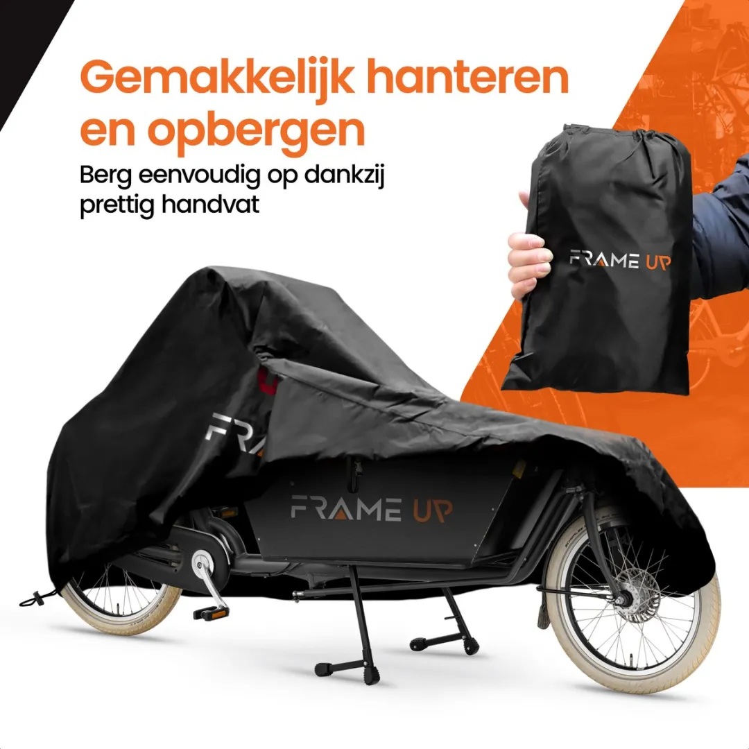 Bakfietshoes waterdicht – 450D Oxford bakfiets hoes - Geschikt voor o.a Urban Arrow, Lovens, Babboe, Vogue, Dolly, Makki past niet op huif