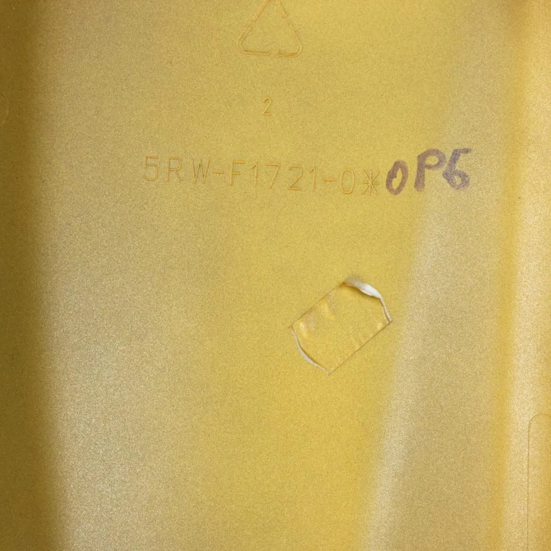 Yamaha 50 JOG Coque Arrière Links - Geel