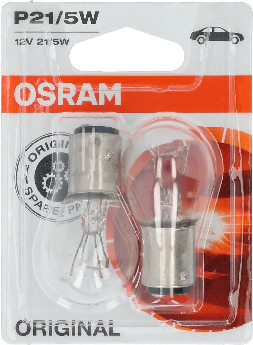 Osram Original Halogeenlamp BAY15D 12V/21-5W