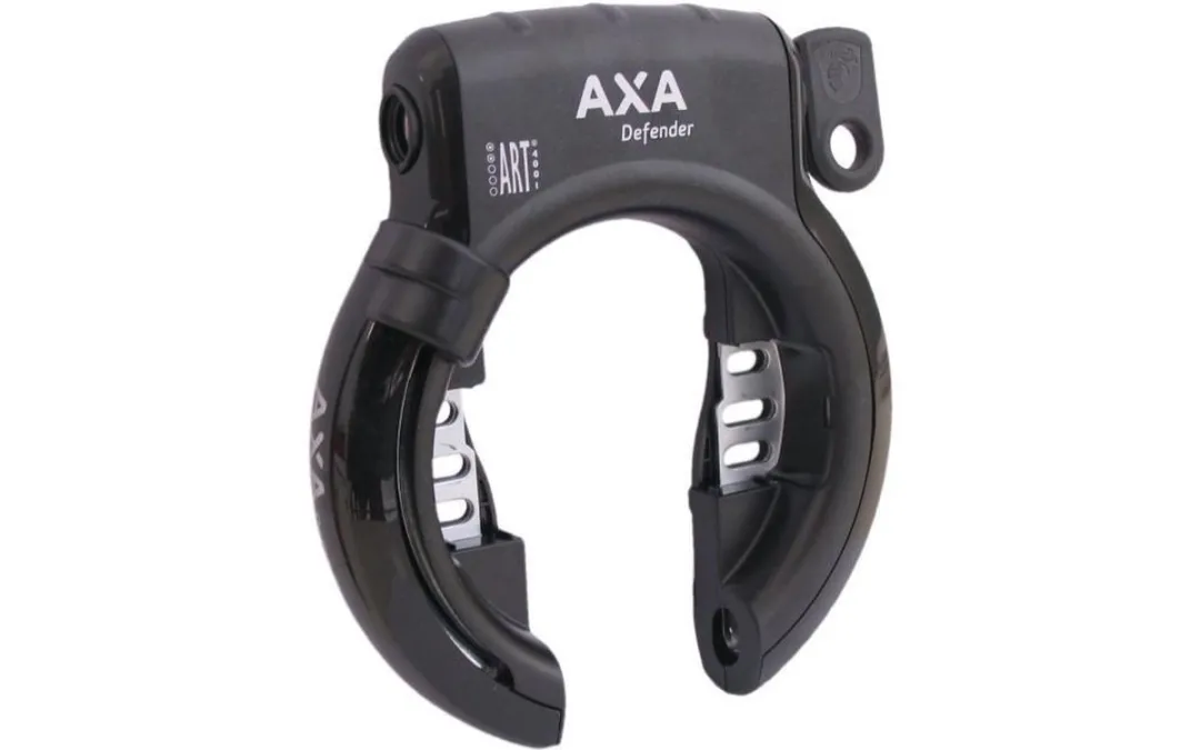 AXA Defender Ringslot ART2 + RLC-100 Insteekketting - Zwart