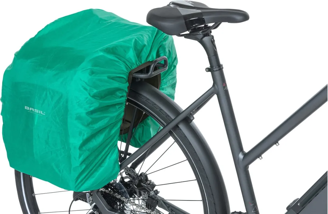 Basil Discovery Dubbele Fietstas - 18L - Zwart