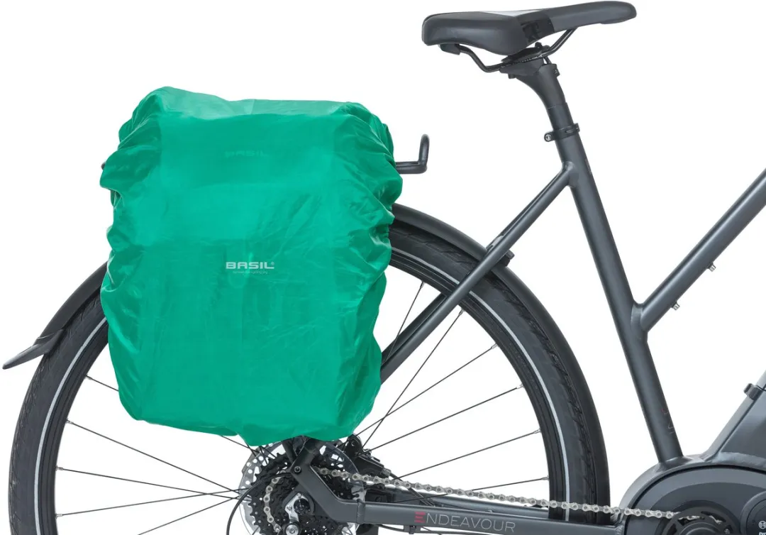 Basil Discovery Dubbele Fietstas - 18L - Zwart