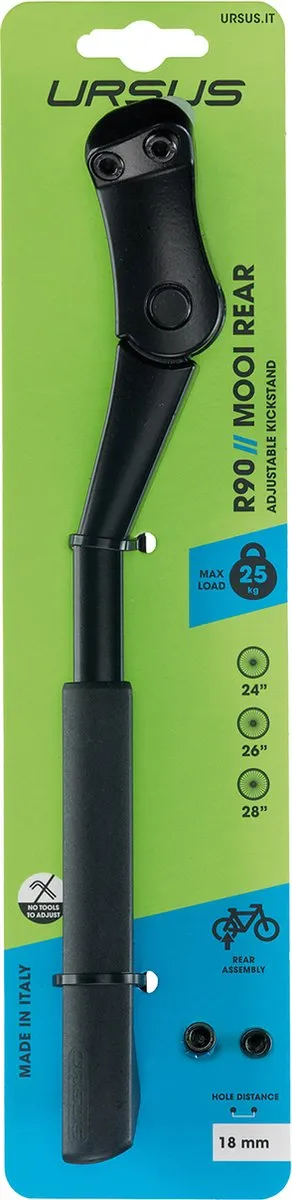 Ursus Mooi+ Anti-noise Achterstandaard 18mm