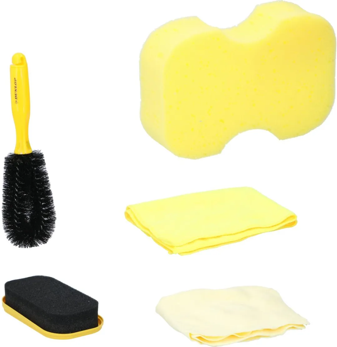 Dunlop Auto Schoonmaakset 5 Stuks
