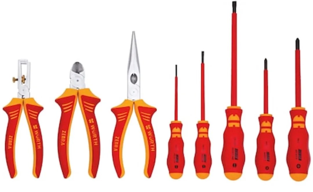 Würth VDE-tangen Combi IEC 60900 8-delig