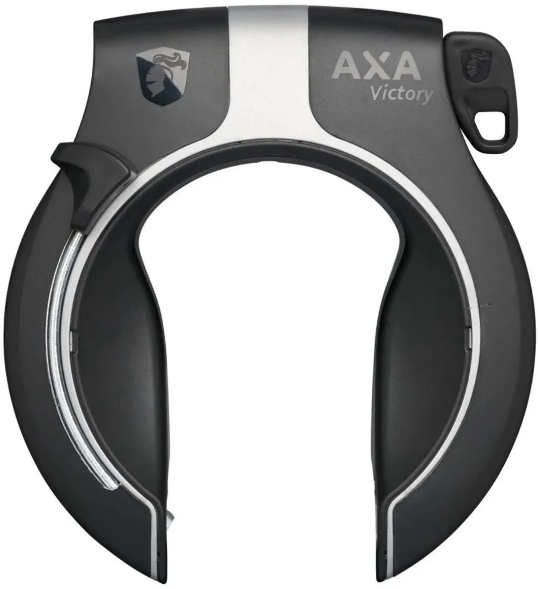 AXA Victory Ringslot - glanzend zwart/grijs